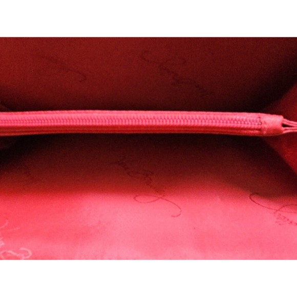 Vera Bradley Red Quilted Zip Around Wallet Credit Card/ Change Pocket. EUC - Picture 7 of 9